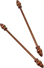 GOOHOCHY Wooden Hanging Rods Set Versatile for Framed Prints Fabric Canvas Round Corners Safe
