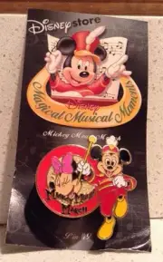 Mickey Mouse March Pin Minnie's Face Disney Magical Musical Moments 9C