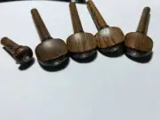 2 Sets Quality Violin Pegs 4/4 Including 8 Pcs Pegs and 2pcs End Pin Wenge Wood