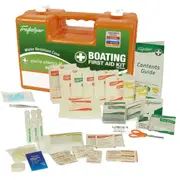 Ozoffer Boating First Aid Kit Water-resistant hard plastic case with marine hinges