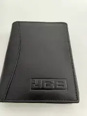 NIB ~ JCB Built To Last Black Leather Wallet RFID Zippered Coin