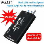 Mini 4K To USB 3.0 Video Capture Card 1080p 60fps Game Grabber PC Recorder Box