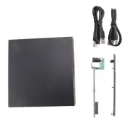 12.7mm External DVD Enclosure USB 2.0 External DVD/CD-ROM Case for Laptop6594