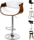 Bar Stool Adjustable Kitchen Stool Trice Swivel Counter Barstool Wooden Dining C