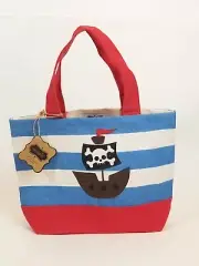 Mud Pie Mini Red/White/Blue Mini Pirate Tote