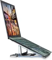Laptop Stand,Foldable Portable Ventilated Desktop Laptop Holder Universal Lightweight Aluminum Alloy Base Works with 15.6 Inch The Following of Laptop