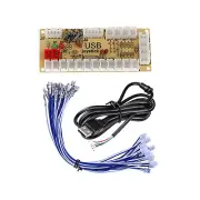 Quimat Zero Delay Arcade USB Encoder Board to Joystick for Mame Jamma Other PC H