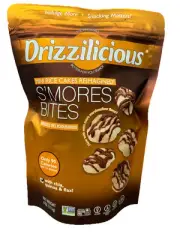 Drizzilicious Mini Rice Cakes S’mores Bites, 4 Ounce, Kosher, Gluten Free