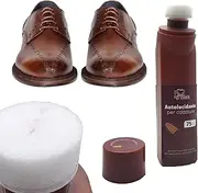 [BullTek] Instant Polishing Cream 75ml Gloss with Sponge Renews and Revives the Skin of Shoes, Bags and Boots - Self Polishing to Protect and Shine Leather