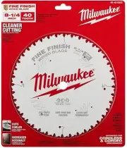 Milwaukee - 48-40-0822 - 8-1/4" 40T Fine Finish Circular Saw Blade