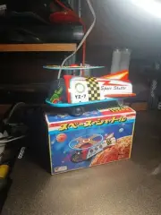 Vintage Tin Toy Space Ship Space Shuttle Made in Japan Excellent Condition