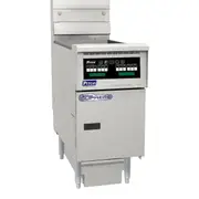 Pitco Gas Fryer Computer Control, Filter Drawer On Rear Casters, Flush Hose, Single Fryer Bank SSH55-C/FD