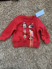 disney baby mickey and friends 6-9month sweatshirt- NWT