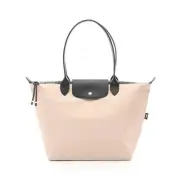 Longchamp Le Pliage Energy L Tote Bag Fabric Leather Women'S Pink / Black