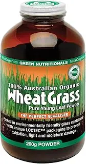 Green Nutritionals Australian 100% Organic Wheatgrass 200g powder GMO Free