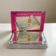 Vintage Mon Image by Paris Prints Mirrored Vanity Tray NOS Open Box