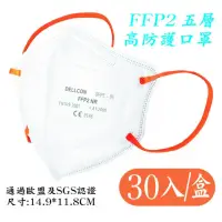 在飛比找momo購物網優惠-【戴爾康DELLCON】CE歐盟認證FFP2&D2 高防護口