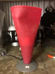 Rubber Lava Lamp Shaped art Nouveau Light Open Box