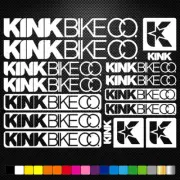 Fits Kink Bike Co Stickers Sheet Frame Cycles Cycling Bicycle Mtb Road