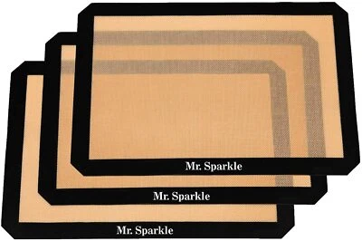Thick & large | Silicone Non-Stick Baking Mat 16.5 x 11.6 inches Eco-Friendly