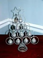 NEW SPARKLING SILVER Christmas Tree Topper Decoration