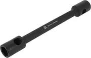 X AUTOHAUX Socket Wrench 400x48mm for Car Motorcycle Dirtbike Repair Spanner Socket Remover Chromium Black Durable Hexagon 30mm,33mm