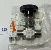 *NEW* SWAGELOK SS-1KM6-NNS Needle Valve 5000 PSI@100°F 316SS + Warranty!