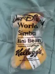 Walt Disney World “Simba” Mini Beanie - Kellogg’s 2001 - NIP