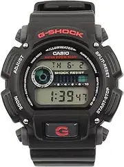 Casio G-Shock Men's Watch Dial Black Dial Resin Band Watch, DW-9052-1VDR, Black, Quartz Watch,Chronograph,Digital,Quartz Movement