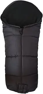 Deluxe Footmuff/Cosy Toes Compatible with Maclaren Techno Pushchair Black