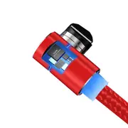 3A Micro USB 90 Degree Fast Charging Magnetic Data Cable For Huawei P30 Pro Mate 30 Xiaomi Mi9 Redmi 7A Redmi 6Pro S10+