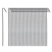 30 Pack Tent Stakes Metal Garden Edging Fence Hooks Pegs Christmas Decoration...