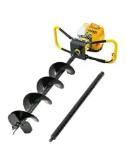 [Giantz] 74CC Petrol Post Hole Digger 200mm in Black