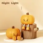 Timing Night Lights Dimmable Bedside Light Halloween Silicone LED Lamp Home