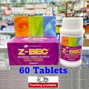 Z-BEC Multivitamins High Potency Formula For Adults Health Sleep Aid 60 Tablets