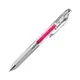 Pentel飛龍 BLN75TL 0.5 極速透明鋼珠筆-粉紅 墊腳石購物網