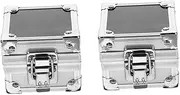 CANIGHT 2pcs Practical Manicure Drill Bits Suitcases Simple Manicure Grinding Head Boxes