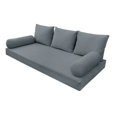 SLIPCOVER ONLY S.V3 Velvet Indoor Daybed Mattress Pillow KnifeEdge Twin-XL AD347