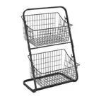 Storage Shelf 2 Tiers Bathroom Countertop Shower Bath Supplies Organize