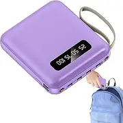 Portable Charger Bank,5000 MAh Portable Charger Pack for Cell Phone | Ultra-Light Fast Charging Digital Display Smart Phone Charger Bank