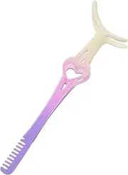 BESTYASH Eyelash Extension Tweezers for Women Lash Clamp Applicator Tool Heart Shaped Curler for Natural Lashes Portable Beauty Tool for Eyelash Extensions
