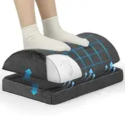 Sivomens Foot Rest, Adjustable Foot Pillow Under Desk Ergonomic Office Foot Stool, Comfort Foot Rest Ottoman Detachable for Travel Home Office Desk Computer Work & Gaming