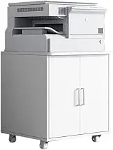 Filing Cabinet Printer Cabinet Rounded Corner Mobile Base Cabinet Storage Cabinet Office Small File Cabinet Information Storage Cabinet File Storage Cabinets(White)