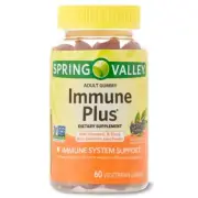 Spring Valley Immune System Plus Vegetarian Gummies, 60ct