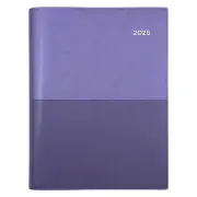 2025 Diary Collins Vanessa A4 Day to Page DTP Calendar Year Lilac Purple 145.V55