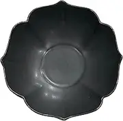 Arita Ware Plate, Small Bowl, Black, Kitagawa Misono Kiln, Black Mat, Small Bowl with Bellflower, Approx. 3.9 inches (10 cm)