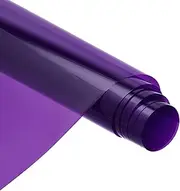 uxcell Window Film, Glass Sun Blocking, Heat Control Self Adhesive Purple Window Tint, 6.6x1.64ft for Home Office
