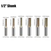 1PC 12.7mm H30mm Straight Bit Two Flutes Router Bit CNC Milling Cutter