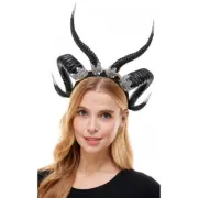 Gothic Antelope Sheep Horn Hoop Headband Forest Animal Aries Cosplay Costume Hor