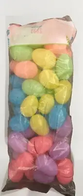 Easter Eggs Plastic Set Of 48 NEW NIP